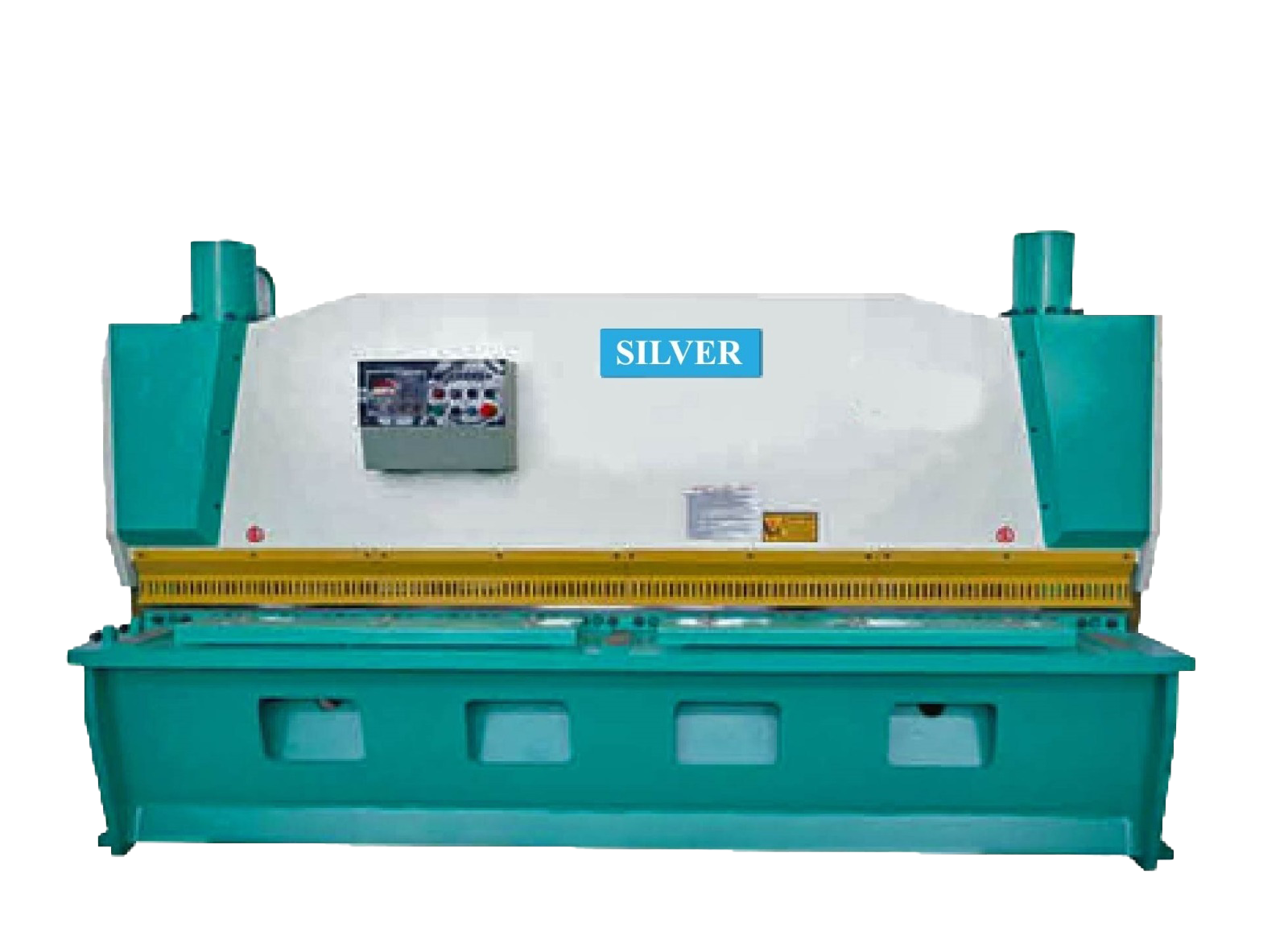 Silver Hydraulic Guillotine Shearing Machine
